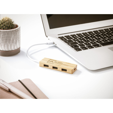 Logotrade firmakingi foto: Bambusest USB-jaotur