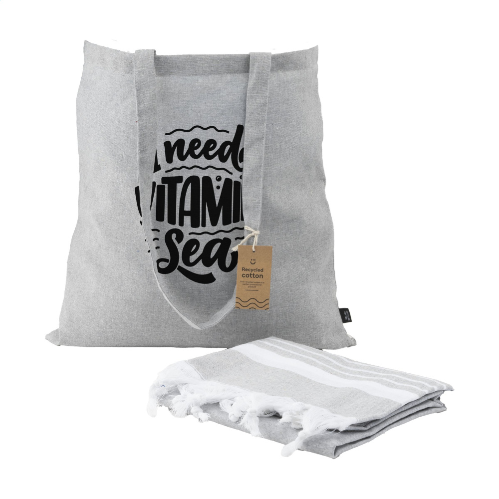 Logo trade reklaamkingituse pilt: Rannakomplekt rätikuga