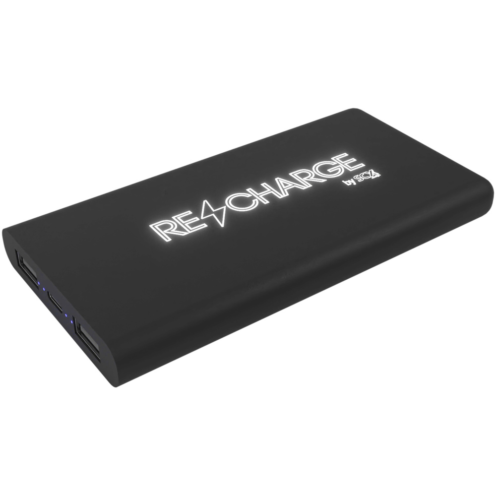 Logo trade reklaamkingid foto: SCX.design P40 10 000 mAh valgustusega juhtmevaba akupank