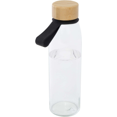 Logotrade firmakingid pilt: Porto 500 ml klaasist veepudel bambusest korgiga