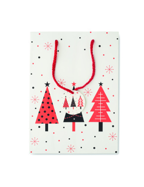 Logotrade reklaamtoote foto: Keskmise suurusega paberkinkekott BOSSA