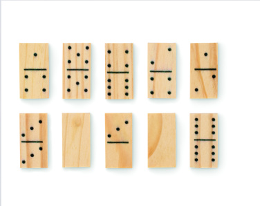 Logo trade firmakingi pilt: Doomino mängu ja mängukaartide komplekt