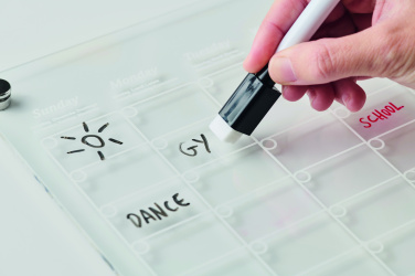 Logo trade reklaamtoote pilt: PLANIT akrüülist planeerimistahvel