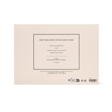 Logotrade reklaamkingituse foto: VINGA x TGL kehahoolduse kinkekomplekt