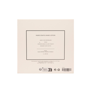 Logo trade reklaamkingituse pilt: VINGA x TGL kätehoolduskomplekt