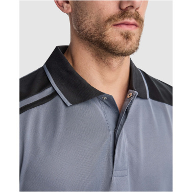 Logotrade reklaamtoote foto: Samurai 160 g/m2 unisex antibakteriaalne lühikeste varrukatega polosärk