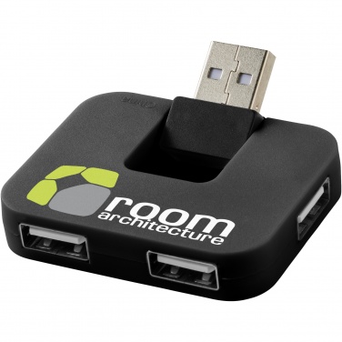 Logo trade liikelahjat mainoslahjat kuva: Gaia-USB-hubi, 4 porttia
