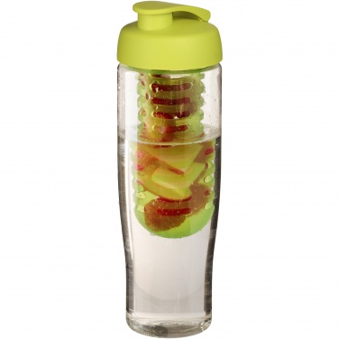Logotrade mainostuote tuotekuva: H2O Active® Tempo 700 ml flip kansi urheilujuomapullo & uuttaja