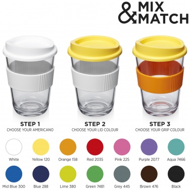 Logotrade mainostuotet kuva: Americano® Cortado 300 ml-muki oterenkaalla