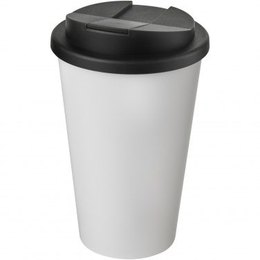 Logo trade liikelahja mainoslahja tuotekuva: Americano® 350 ml muki, läikyttämätön kansi
