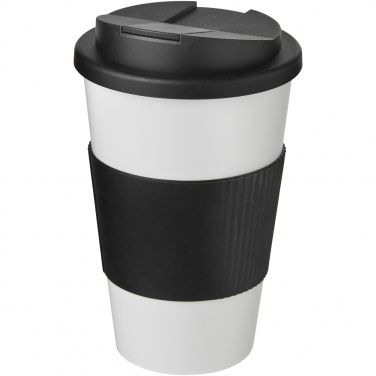 Logotrade liikelahja mainoslahja kuva: Americano® 350 ml muki, läikyttämätön kansi, grippi
