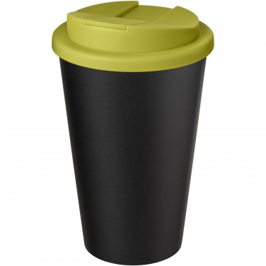 Logo trade mainostuote kuva: Americano® Eco 350 ml kierrätysmuki läikkymättömällä kannella