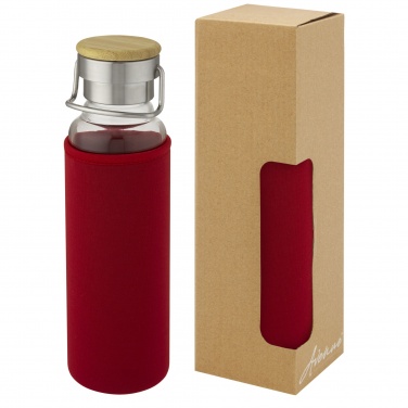 Logotrade liikelahja tuotekuva: Thor 660 ml:n lasipullo neopreenisuojuksella