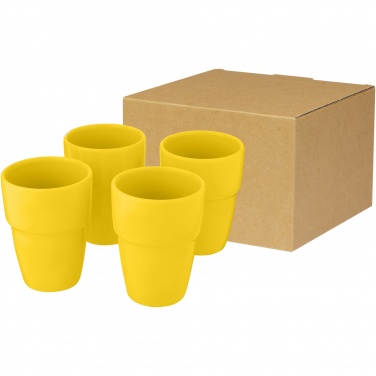 Logotrade mainostuotet kuva: Staki 4-osainen 280 ml pinottava mukilahjasetti