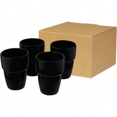 Logotrade liikelahjat kuva: Staki 4-osainen 280 ml pinottava mukilahjasetti