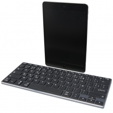 Logotrade mainoslahja tuotekuva: Hybrid Bluetooth-tehonäppäimistö – AZERTY
