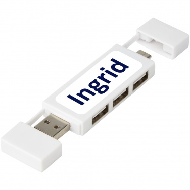 Logotrade mainostuote tuotekuva: Mulan Kaksois USB 2.0 -hubi