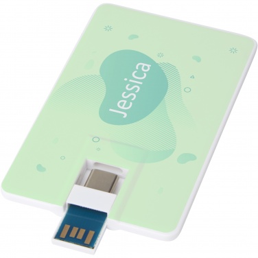 Logotrade mainostuotet kuva: Duo Slim 32 Gt USB-asema, Type-C ja USB-A 3.0