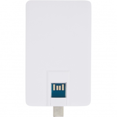 Logotrade mainoslahjat ja liikelahjat tuotekuva: Duo Slim 64 Gt USB-asema, Type-C ja USB-A 3.0