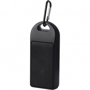 Logo trade liikelahjat mainoslahjat kuva: Omni 3 W IPX4 RCS-kierrätetystä muovista valmistettu Bluetooth®-kaiutin