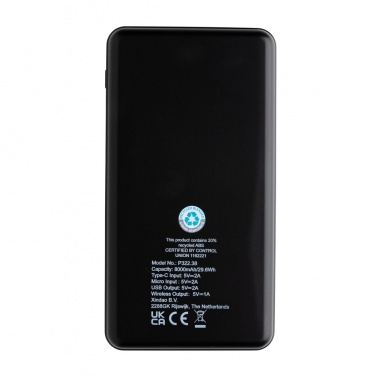 Logotrade liikelahjat kuva: RCS 8000mAh langaton varavirtalähde Rmuovista