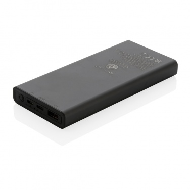 Logo trade mainoslahjat tuotekuva: Terra RCS 18W virtapankki 10000mAh kierrätetystä alumiinista