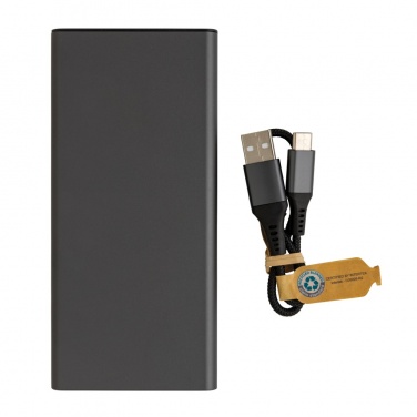 Logo trade mainoslahjat ja liikelahjat kuva: Terra RCS 18W virtapankki 10000mAh kierrätetystä alumiinista