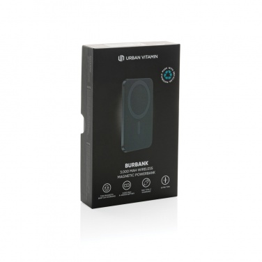 Logotrade mainostuote tuotekuva: Urban Vitamin Burbank 3000mAh virtapankki RCS materiaaleista