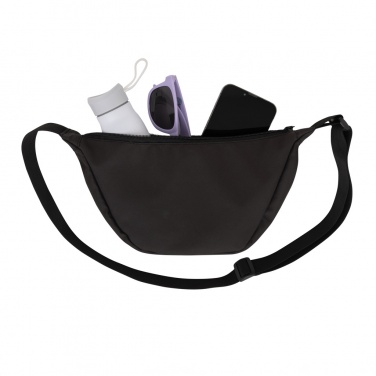 Logo trade liikelahjat mainoslahjat kuva: Crescent AWARE™ RPET puolikuun muotoinen crossbody -laukku