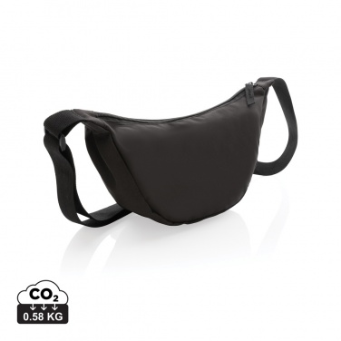 Logo trade liikelahja kuva: Crescent AWARE™ RPET puolikuun muotoinen crossbody -laukku