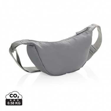 Logo trade liikelahja kuva: Crescent AWARE™ RPET puolikuun muotoinen crossbody -laukku