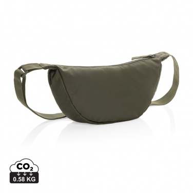 Logotrade mainoslahja tuotekuva: Crescent AWARE™ RPET puolikuun muotoinen crossbody -laukku