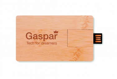 Logo trade liikelahja mainoslahja tuotekuva: Bambu USB