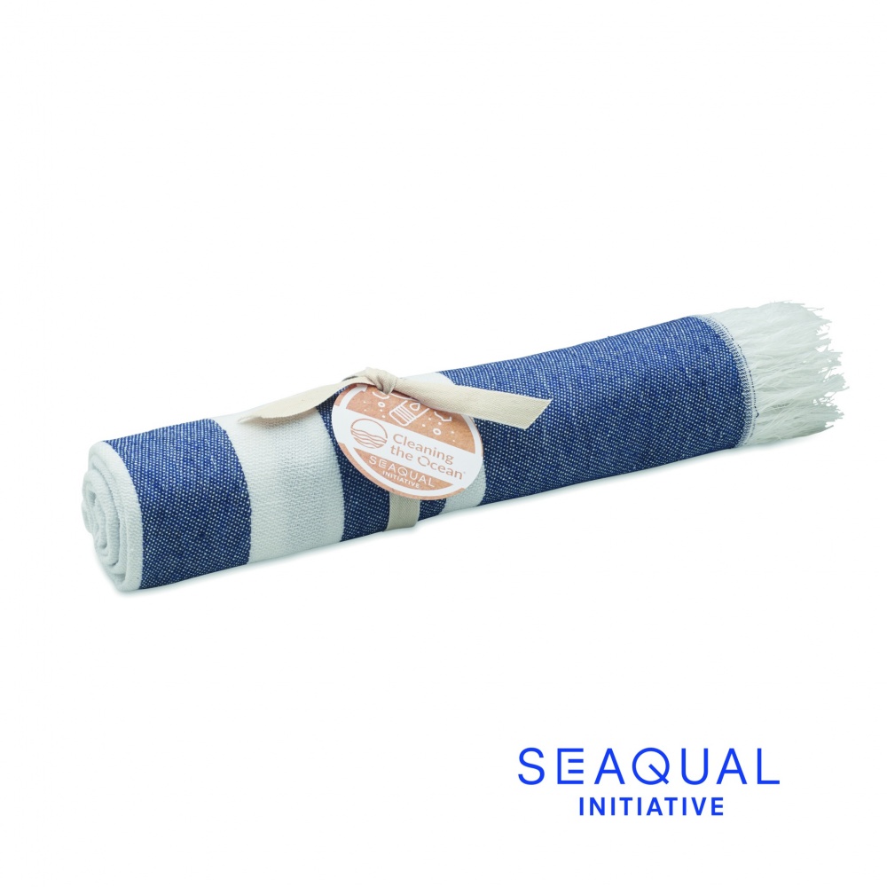 Logotrade mainostuote tuotekuva: SEAQUAL® hamam-pyyhe100x170 cm