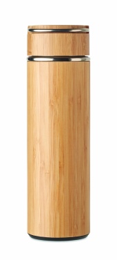 Logotrade liikelahjat mainoslahjat tuotekuva: Bambu termospullo 400 ml TAMPERE
