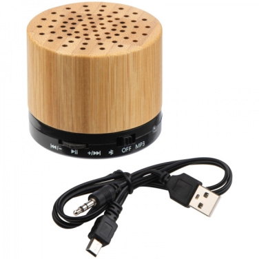 Logotrade mainoslahja ja liikelahja kuva: Bambu Bluetooth-kaiutin FLEEDWOOD