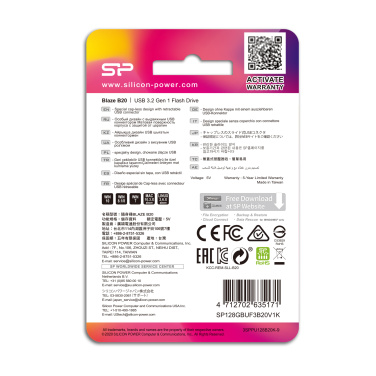 Logotrade liikelahja mainoslahja kuva: Pendrive Silicon Power B20 USB 3.0