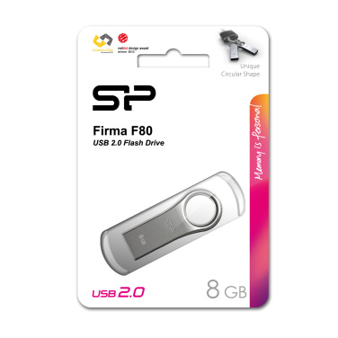 Logo trade liikelahjat mainoslahjat kuva: Pendrive Silicon power F80 2.0