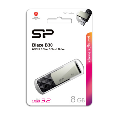 Logo trade mainoslahjat ja liikelahjat kuva: Pendrive Silicon Power Blaze B30 3.1