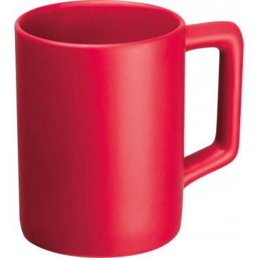Logo trade liikelahja mainoslahja tuotekuva: Keraaminen kuppi BRADFORD 300 ml