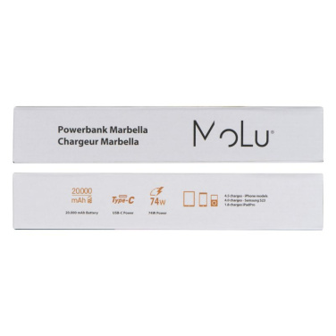 Logo trade liikelahjat tuotekuva: Virtapankki 20 000 mAh MARABELLA MoLu