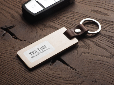 Logotrade liikelahja tuotekuva: Puinen avaimenperä 1853121