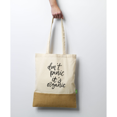 Logo trade mainoslahjat tuotekuva: Combi Organic Shopper (160 g/m²) pussi