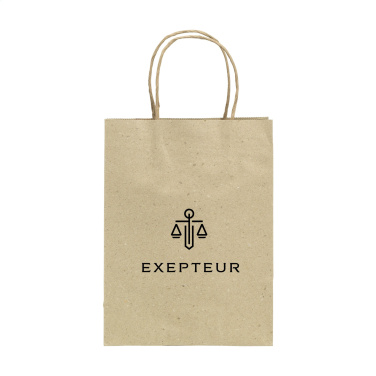 Logotrade mainoslahja tuotekuva: Leaf It Bag kierrätettyä ruohopaperia (120 g/m²) M