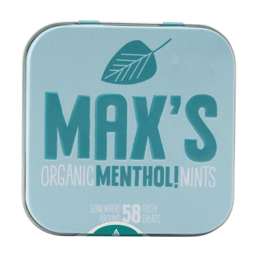 Logo trade liikelahjat mainoslahjat kuva: Max's Mints Organic Menthol Mints