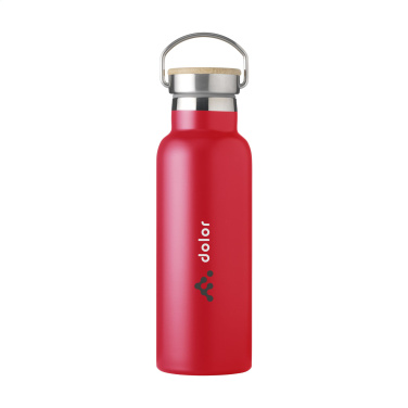 Logotrade mainostuote tuotekuva: Nordvik RCS Recycled Steel 500 ml juomapullo