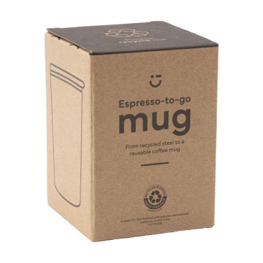 Logotrade mainostuote tuotekuva: Espresso-to-Go Muki RCS kierrätettyä terästä 170 ml