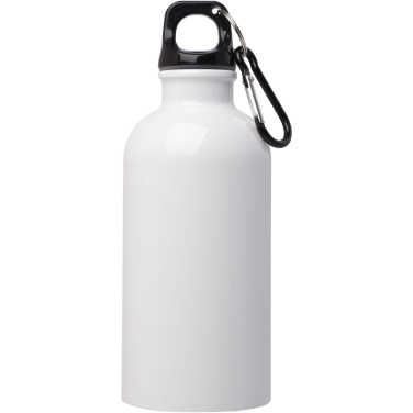 Logo trade liikelahjat tuotekuva: Oregon 400 ml:n RCS-sertifioitu, yksiseinämäinen, ruostumattomasta teräksestä valmistettu vesipullo jousihaalla