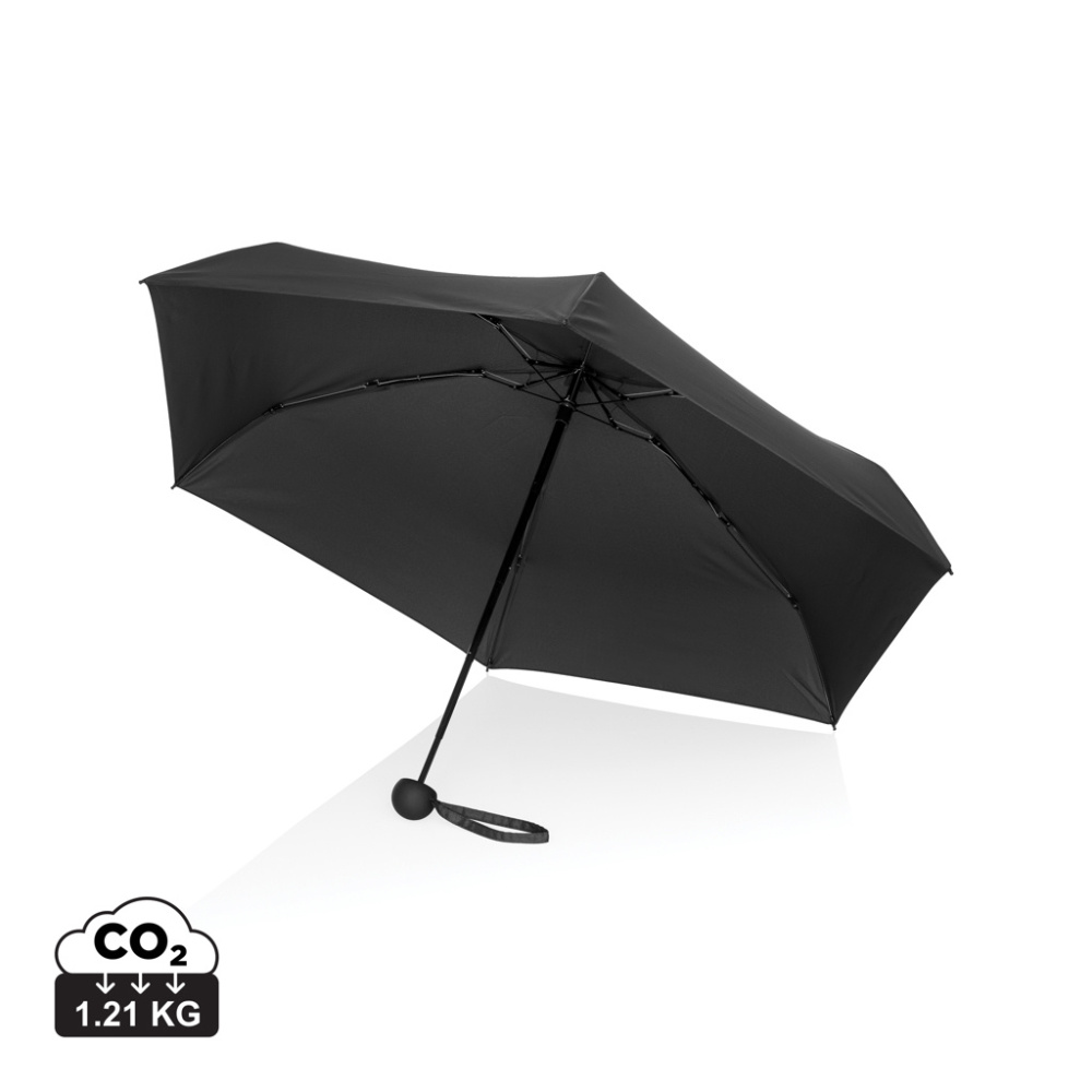 Logotrade mainoslahjat ja liikelahjat tuotekuva: 19,5" Aware™ RPET super mini -manuaali 190T Pongee sateenvar