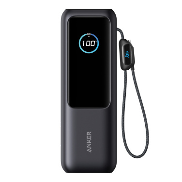 Logo trade mainostuotet tuotekuva: Anker-varavirtalähde 25 000 mAh, 165 W, kelautuva kaapeli